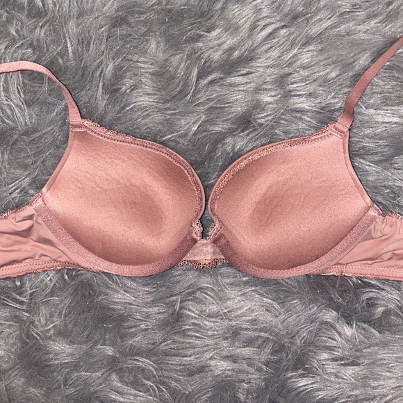 Plunge Push-Up Bra - Mauve 32A - Picture 8 of 9